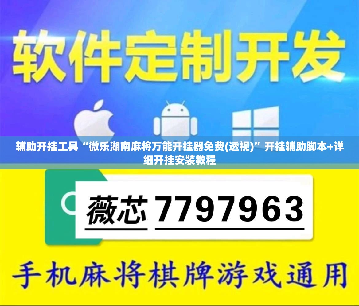 辅助开挂工具“微乐湖南麻将万能开挂器免费(透视)”开挂辅助脚本+详细开挂安装教程