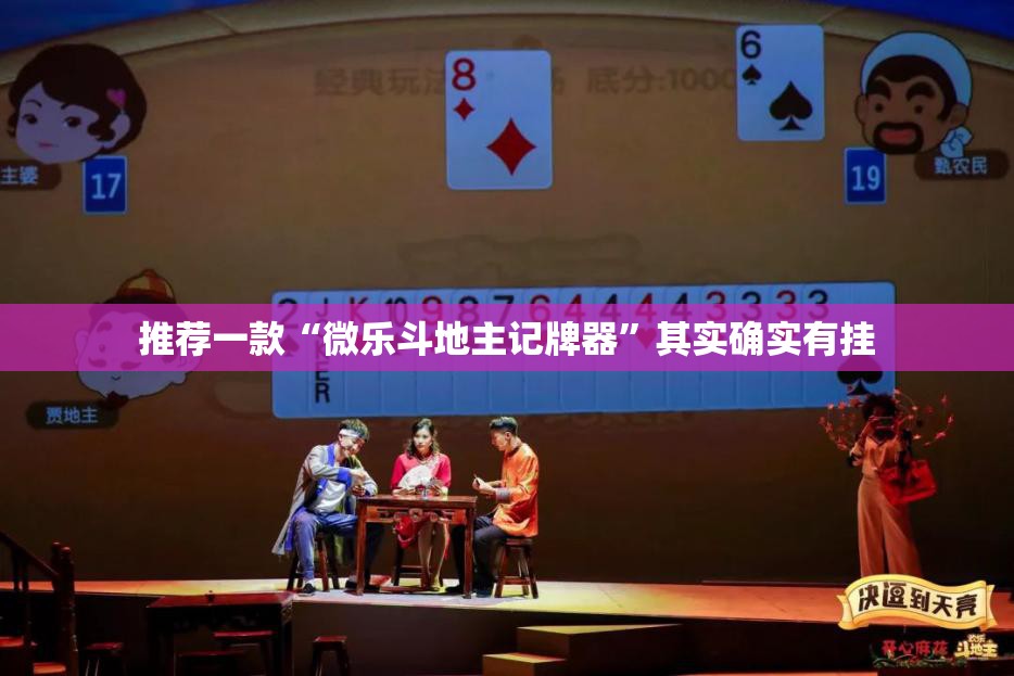 推荐一款“微乐斗地主记牌器”其实确实有挂