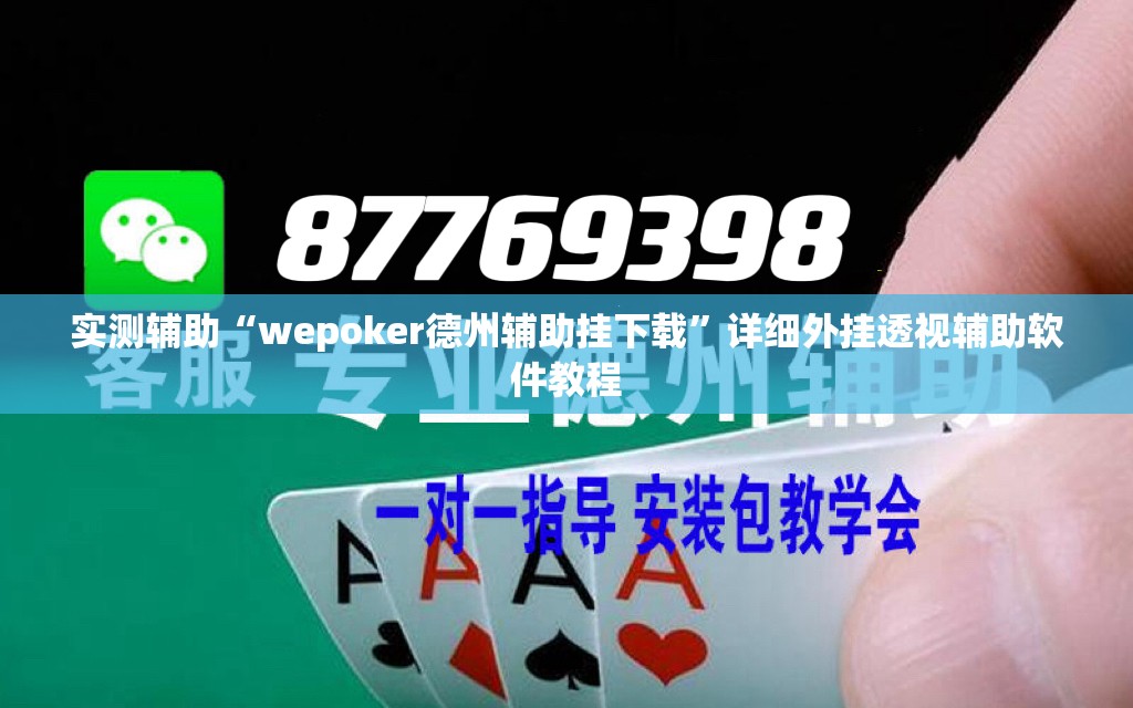 实测辅助“wepoker德州辅助挂下载	”详细外挂透视辅助软件教程