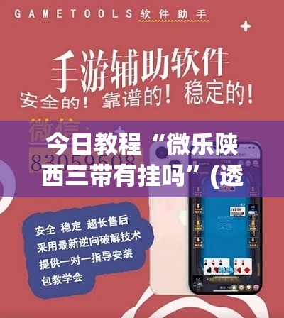 今日教程“微乐陕西三带有挂吗	”(透视挂)辅助下载教程