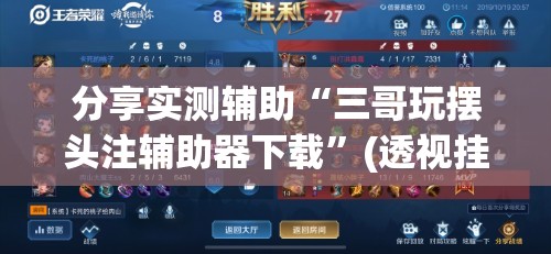 分享实测辅助“三哥玩摆头注辅助器下载	”(透视挂)辅助下载教程