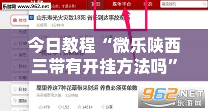 今日教程“微乐陕西三带有开挂方法吗	”原来可以开挂
