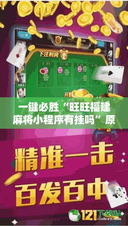 一键必胜“旺旺福建麻将小程序有挂吗”原来可以开挂