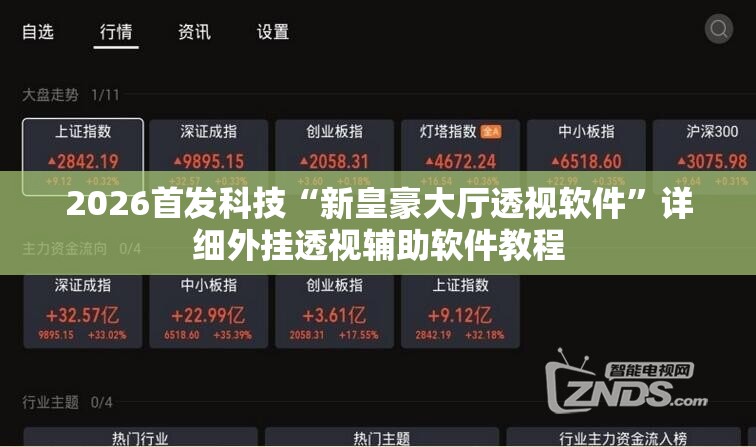 2026首发科技“新皇豪大厅透视软件”详细外挂透视辅助软件教程